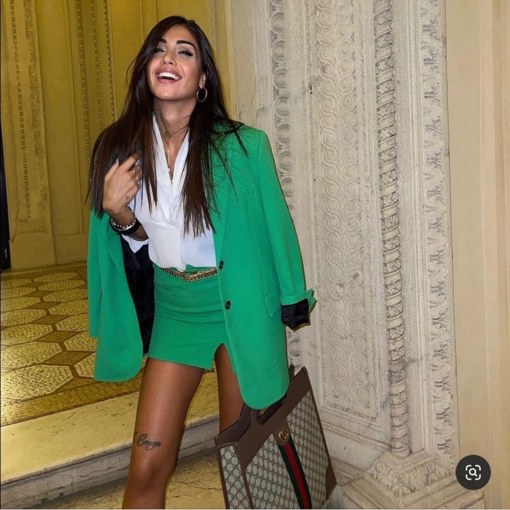 Zara Vibrant Green matching set
